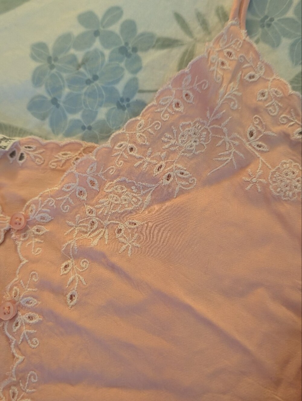 Free People NWOT Pieces Of You Cami sz LRG In Blossom Pink - Picture 9 of 14